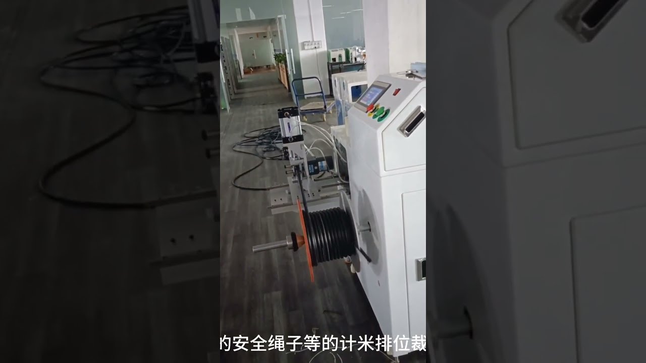 Heavy Duty 50kg Meter Counting, Traversing, Cutting & Coiling Machine for Cables, Brake Lines