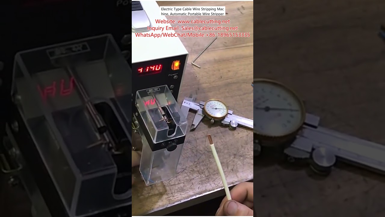 Electric Type Cable Wire Stripping Machine, Automatic Portable Wire Stripper