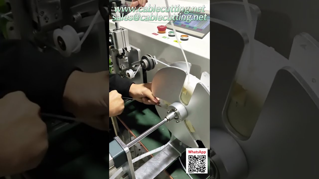 Precision Flat Cable Winding Machine  Automatic Metering, Traversing, and Coiling