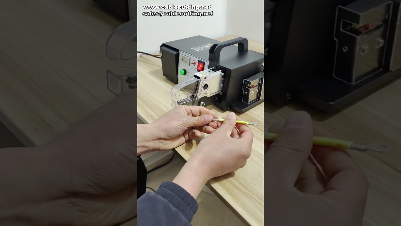 All in One Electric Terminal Crimping Machine with Wire Stripping and Cutting