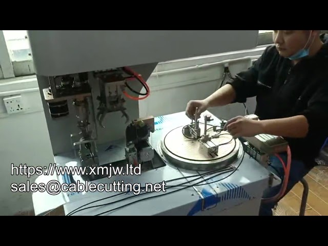 WPM dl 50l High Speed Automatic Cable Wire Winding Tying Bundling Machine