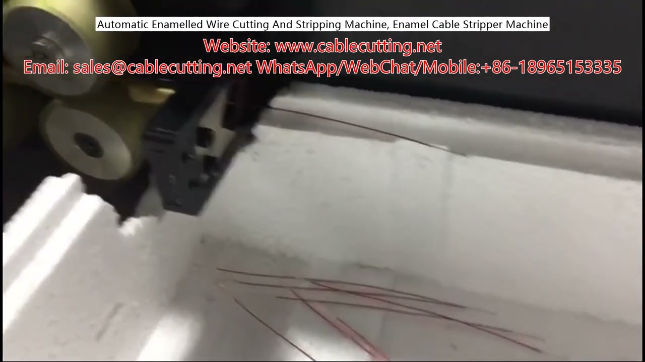 Automatic Enamelled Wire Cutting And Stripping Machine, Enamel Cable Stripper Machine