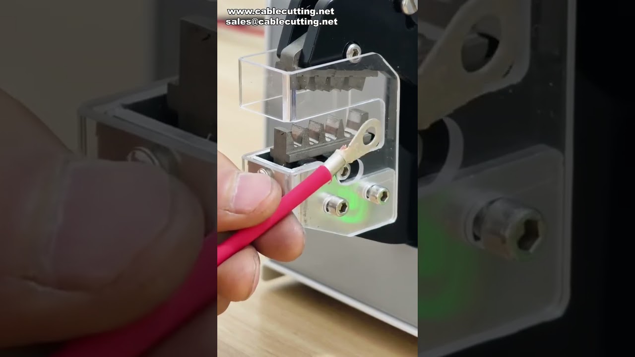 Powerful and Versatile Electric Terminal Crimping Machine