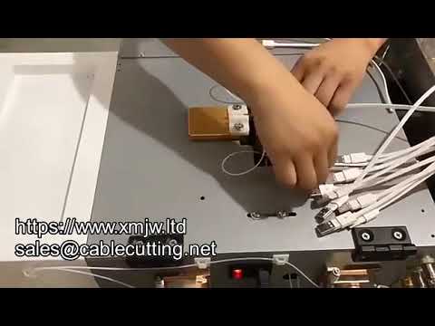 Usb Data Cable Wire Making Machine Type c Plug Automatic Glue Dispensing And Push Case Shell Machine