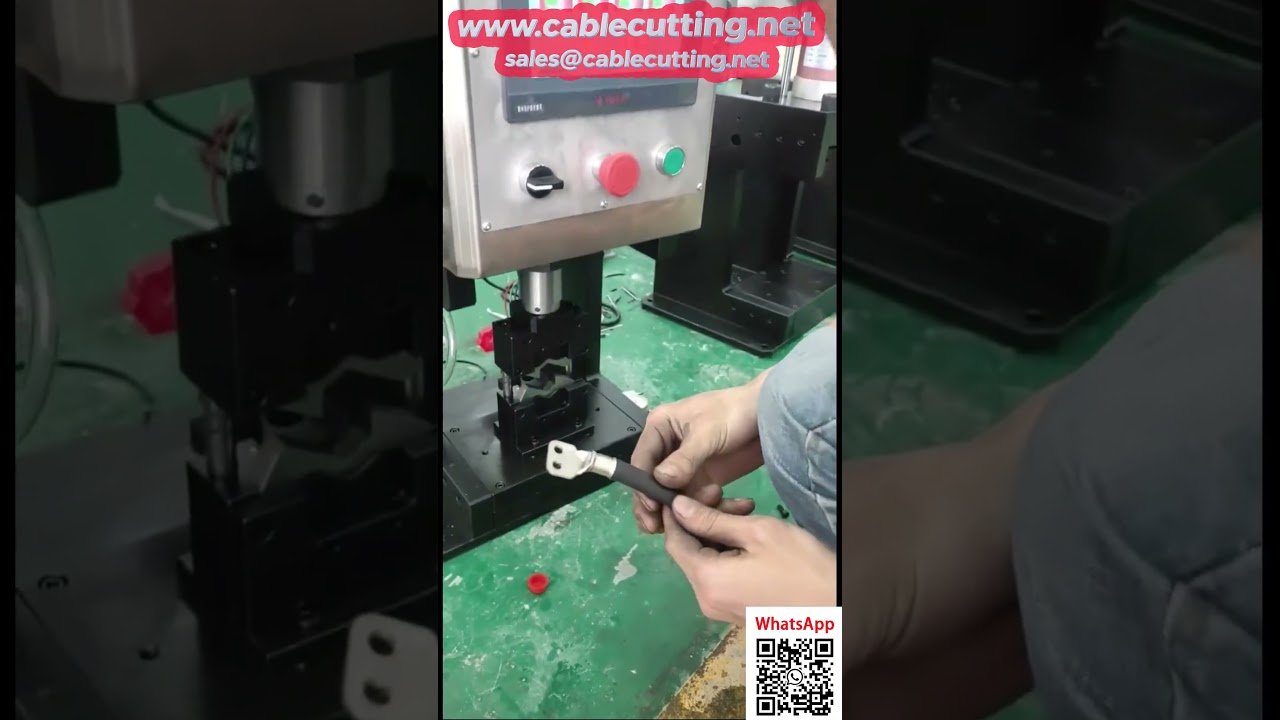 Máquina de terminales hidráulica CNC de 50 mm² sin cambio de molde