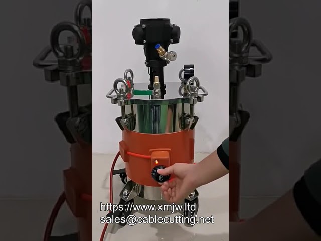 10l Automatic Glue Adhesive Heating Pressure Tank With Mixing Function