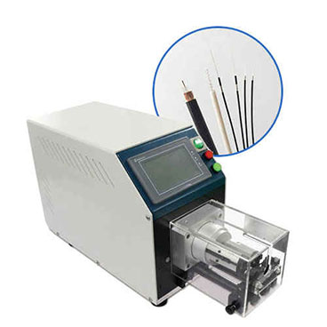 How operation Semi-automatic Cable Coaxial Stripping Machine