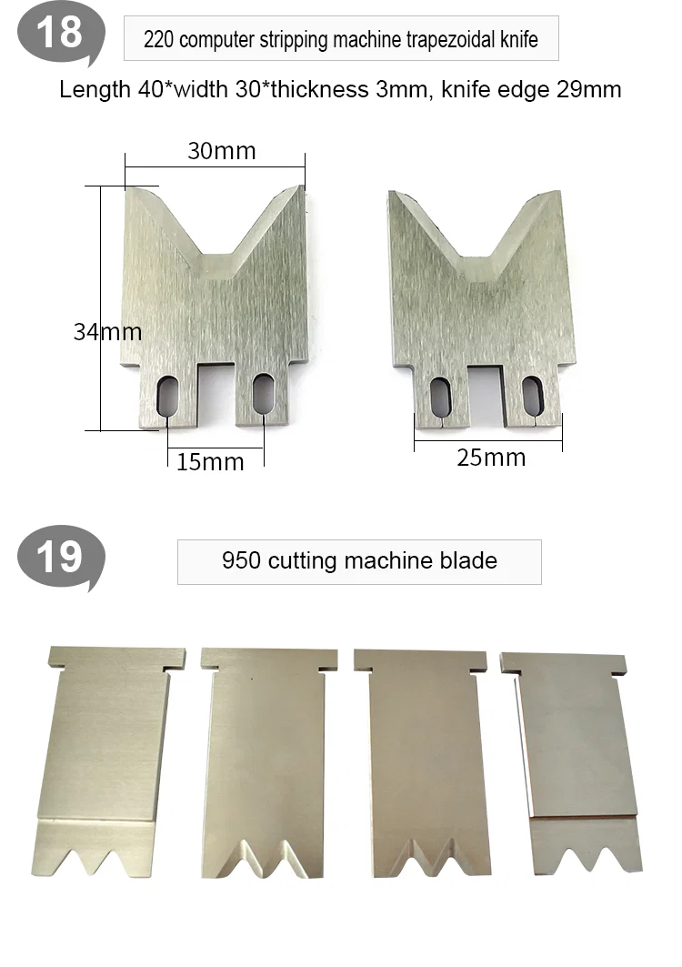 Wire Stripping Blades,Wire Cutting Machine Knife,Cable Cut Knife