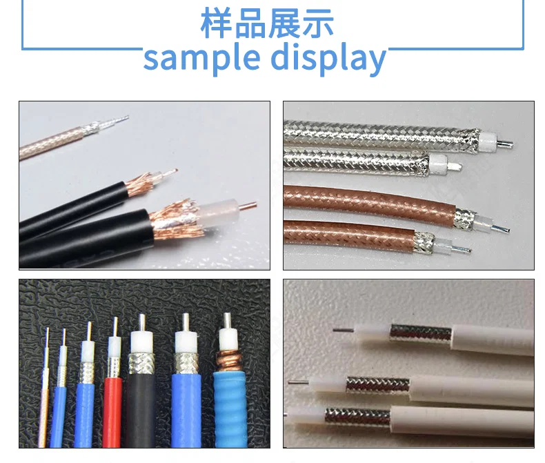 sample display of Coaxial Cable Stripping Machine, Automatic Coaxial Cable Machine, Micro Coaxial Cable Stripping Machine, Coax Cable Stripping Machine, Coaxial Wire Stripper Machine, Wire Stripper, Coaxial Wire Stripping Machine, Coaxial Stripping Machine, Wire Stripper Machine