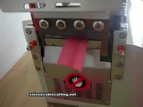 High-Speed Zipper Tape Cutting Machine for Industrial Automation
