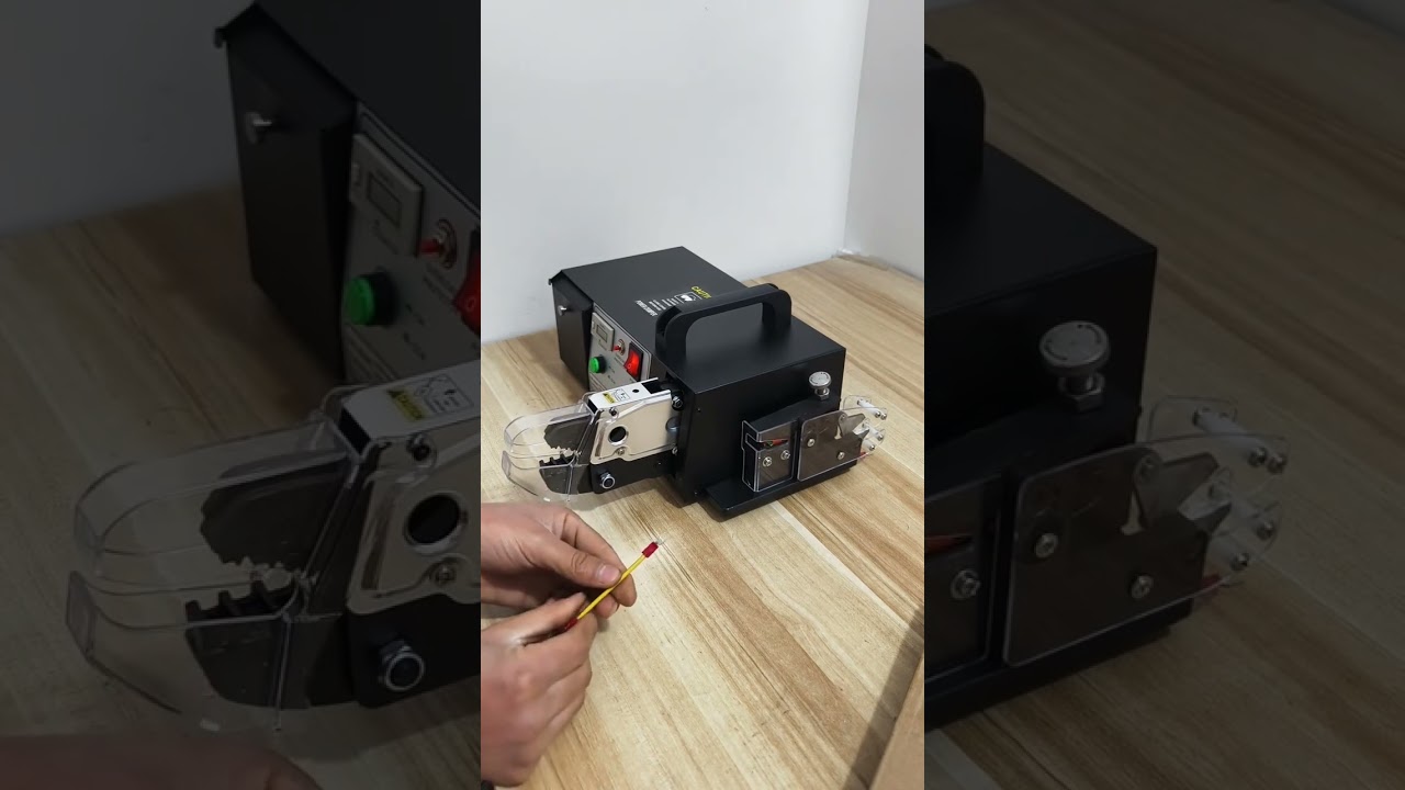 All-in-One Electric Terminal Crimping Machine for Crimping, Cutting, and Stripping