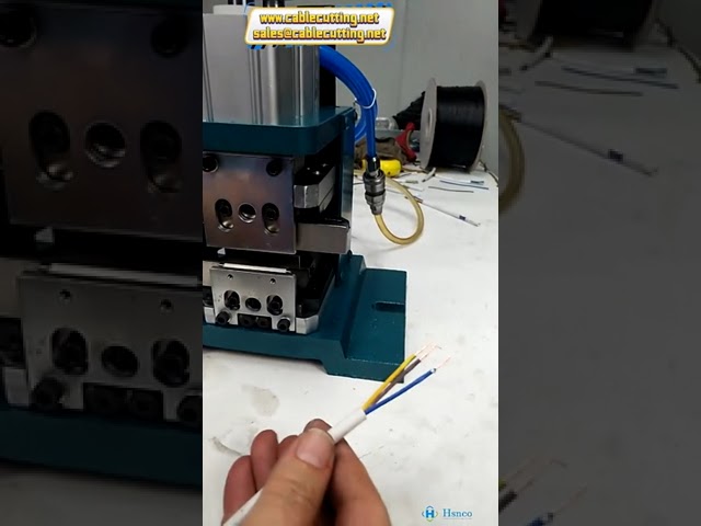 Pneumatic Wire Stripper and Twisting Machine | Automatic Cable Peeling