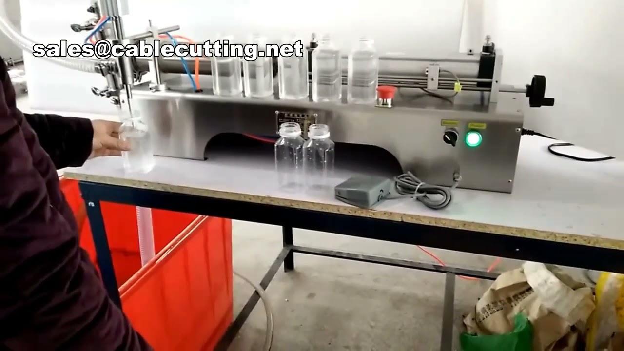 Pneumatic Liquid Filling Machine for Beer, Beverages, and Milk