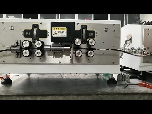 Automatic Silicone Wire Cutting & Stripping Machine   25mm², Rubber Wire Peeler 110V220V