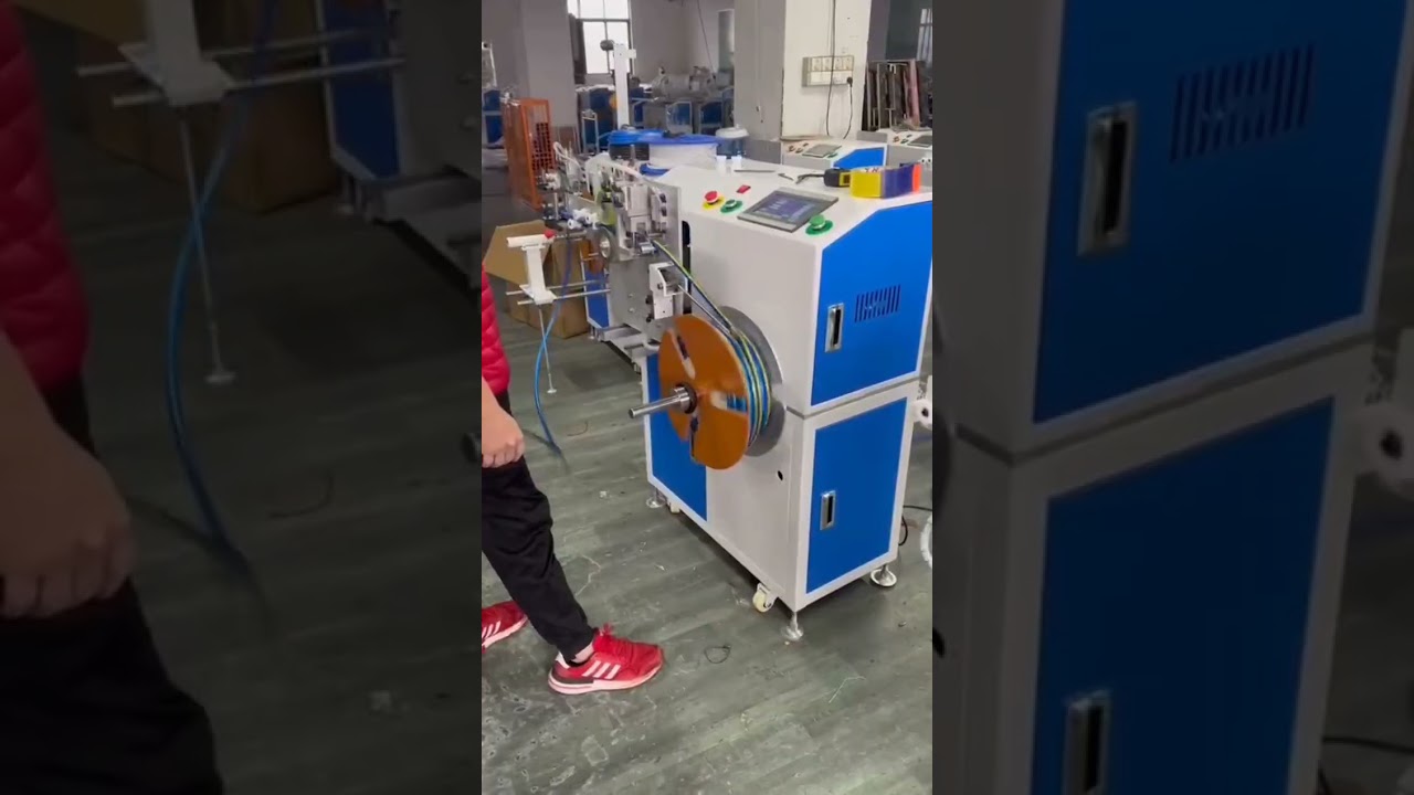 Automatic Meter Counting, Sorting, Cutting and Tube Coiling Machine for Air Hoses