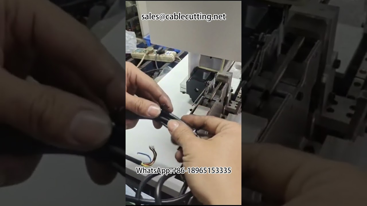 Automatic coreless tying machine on site operation #tying machine #harness processing