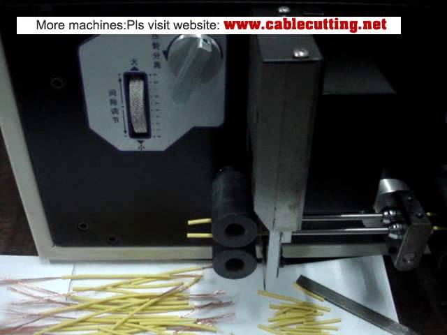Dual Wire Cutting and Stripping Machine WPM-09-F for 50mm Double Jump Head