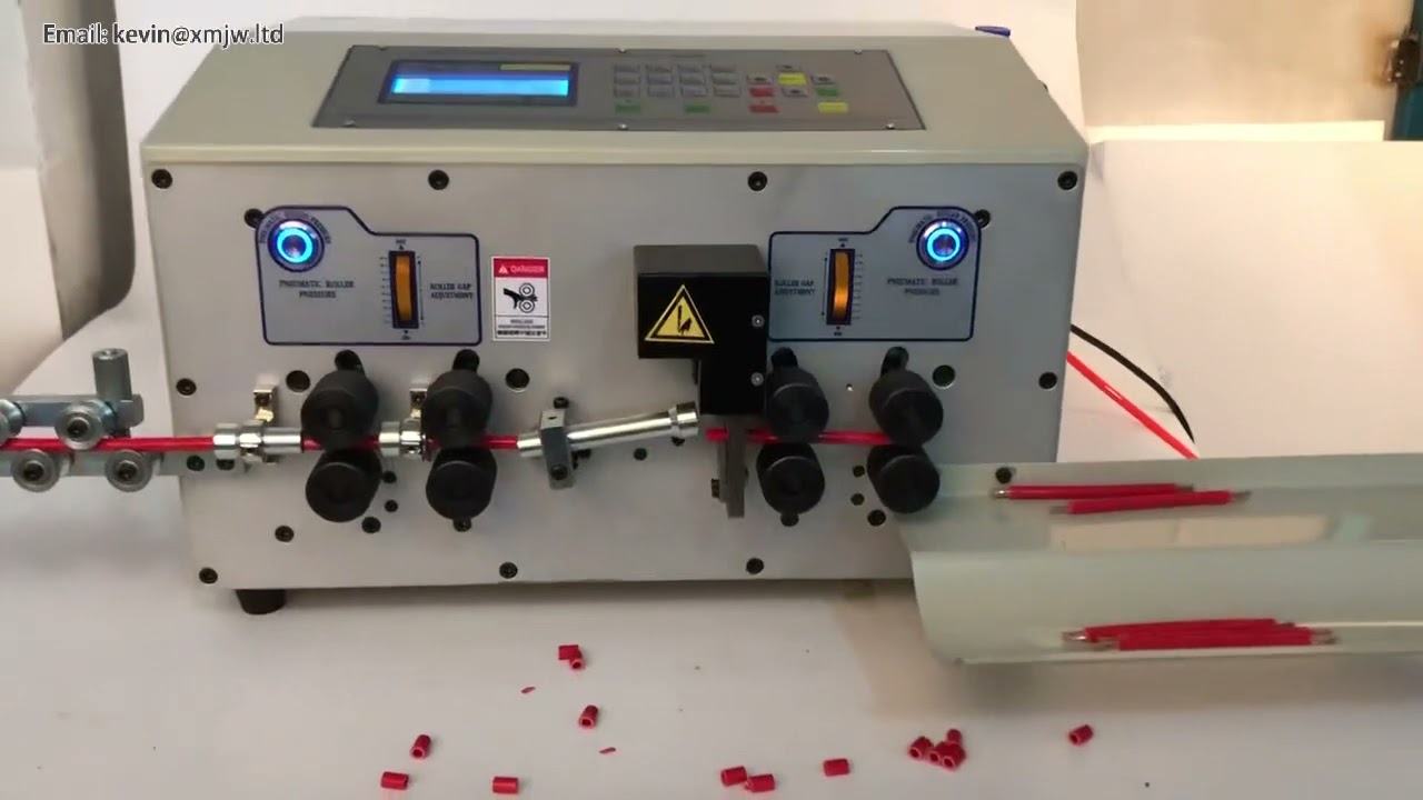 SWT-508-MAX Full Automatic Wire Stripper 1000W Peeling Stripping Cutting Machine 0.2-70mm²