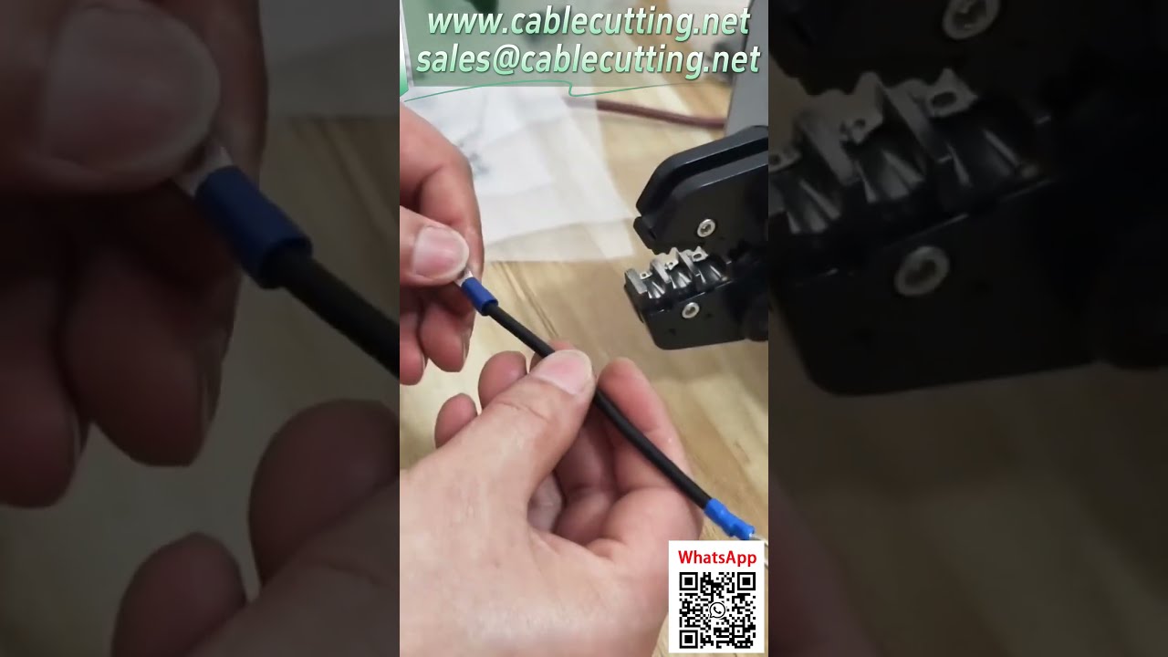 Automatic Terminal Crimping Machine for 0.25-16 sq mm Wires, Multi-Mold Change