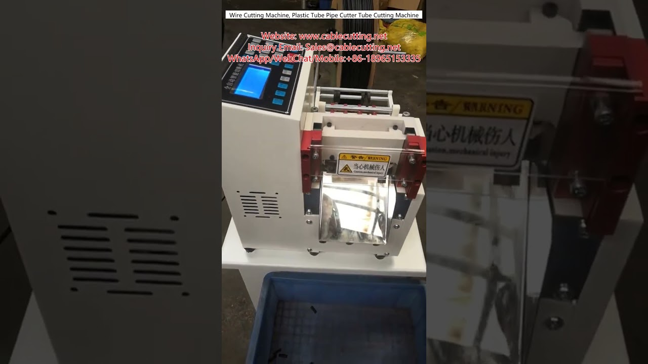 Wire and Plastic Tube Cutting Machine | Automated Pipe Cutter
