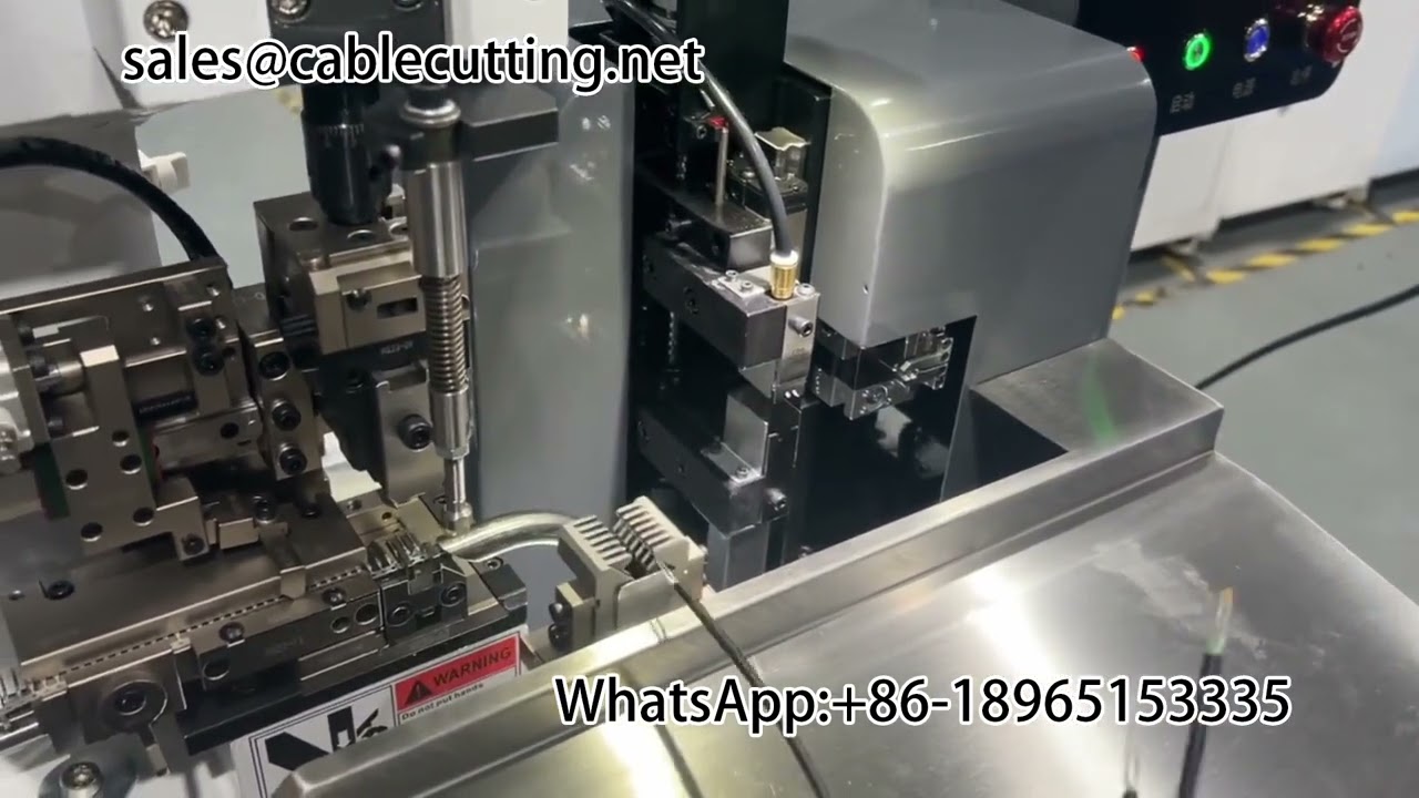 Ultra Short Wire Double Stripping and Double Riveting Crimping Machine