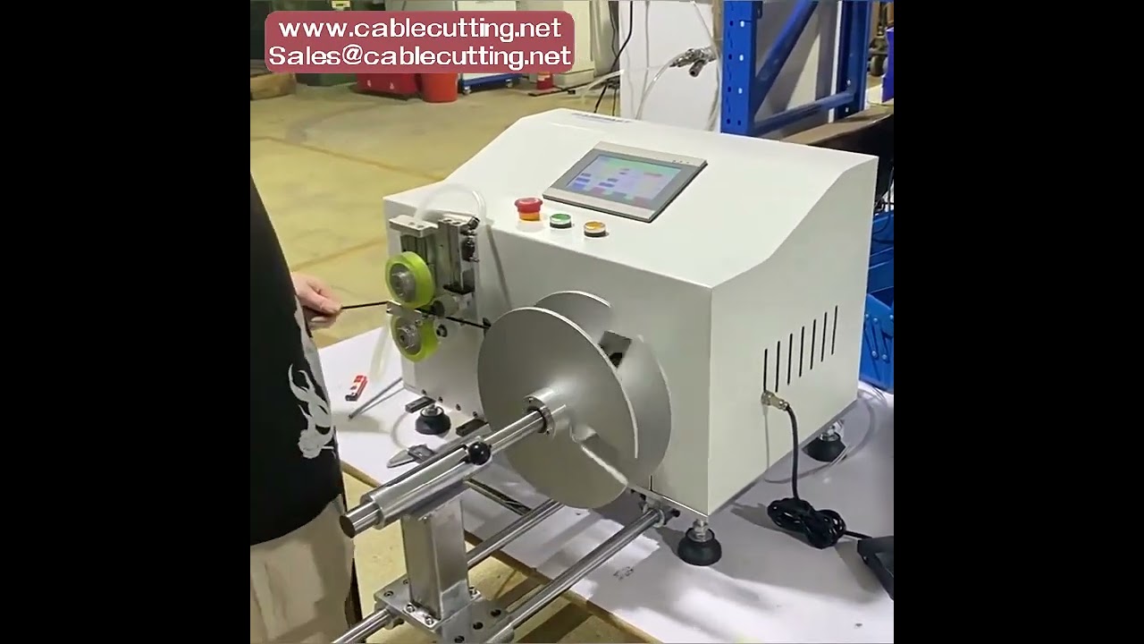 3 In 1 Digital Touch Screen Auto Electric Wire Counting Winding Machine 750W Coil Winder Diameter 60