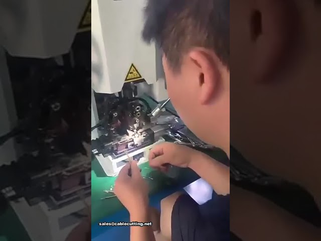 Wire Stripping and Crimping Machine | Automated Wire Processing System