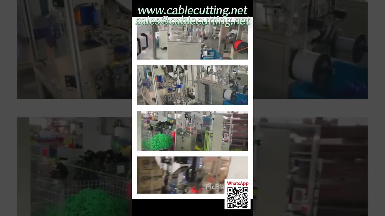 Automatic Bundling and Tying Machine for Hanging Card Trimmer Line