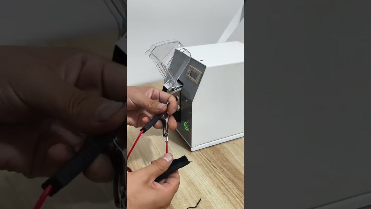 Pneumatic Alligator Clip Crimping Machine for Terminal Testing