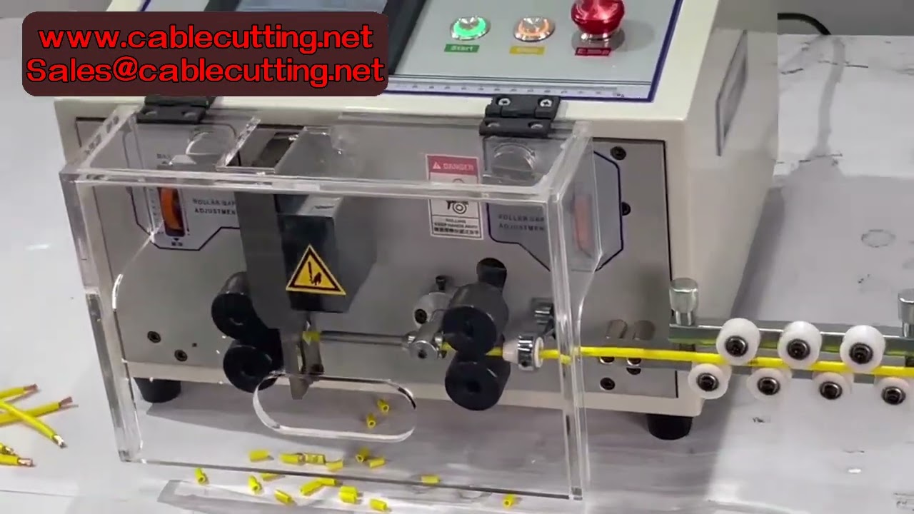 Upgrade Touch Screen Automatic Wire Stripping Machine JES Cable Peeling Cutting Device 0 1 to 8mm2 w