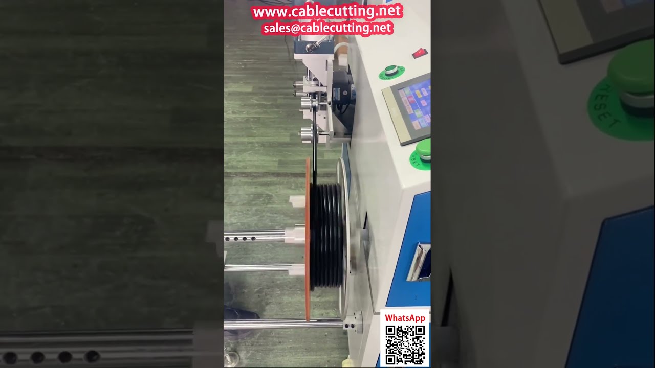 Machine Tout en Un  Comptage Auto, Alignement, Enroulage et Coupe pour Cordon dAlimentation
