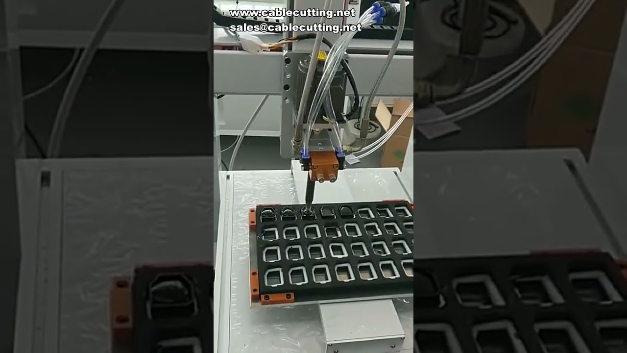 Large Floor Type Gantry Automatic Dispenser Glue Filling Machine with Optional Stroke