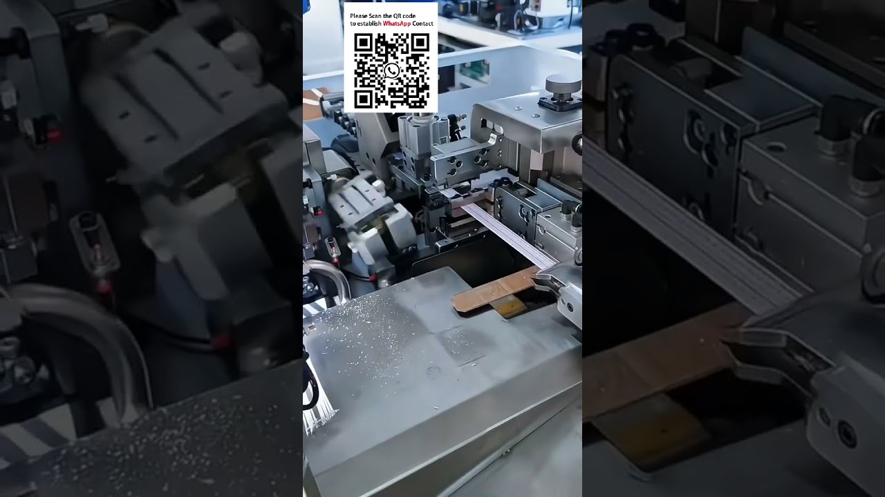 8-Wire Parallel Double-End Ribbon Cable Crimping Machine for Smart Manufacturing