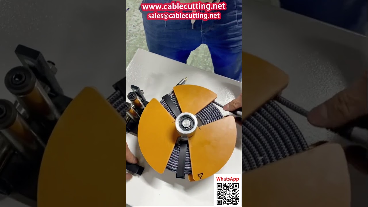 HDMI Cable Coiling Machine for Flat 'Pancake' Winding | Ideal for Amazon Packaging