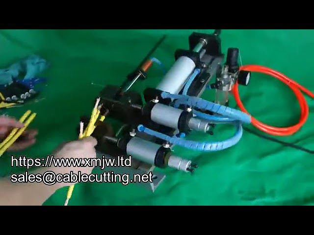 Computer Wire Peeling Machine Multi core Wire Pneumatic Hot Stripping Machine