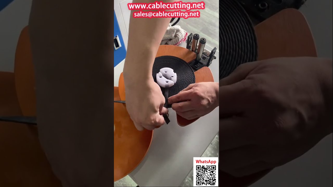 Намотка блинчиком плоского кабеля сетевой, HDMI и др