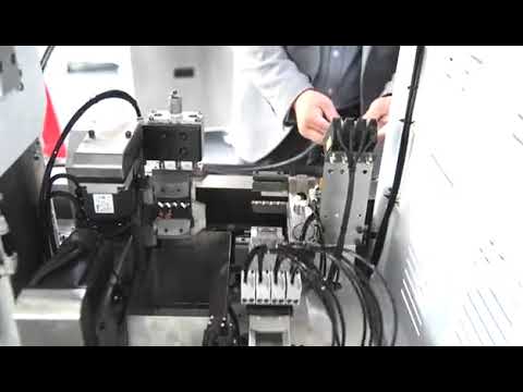 Four Core Sheathed Power Cord Stripping and Crimping