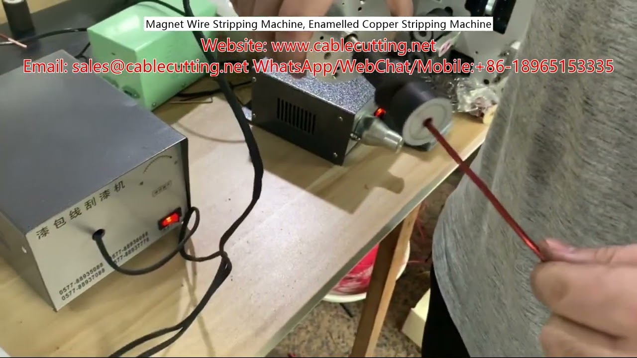 Magnet Wire Stripping Machine, Enamelled Copper Stripping Machine