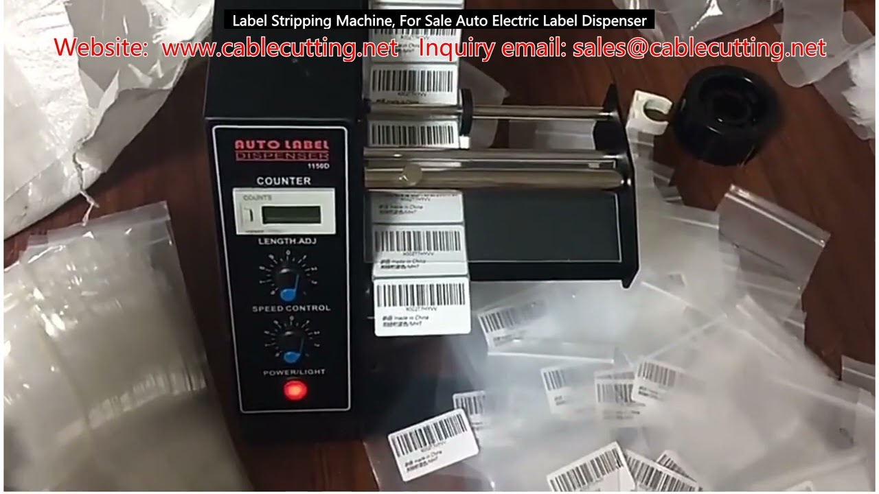 Automatic Electric Label Stripping Machine | Auto Label Dispenser