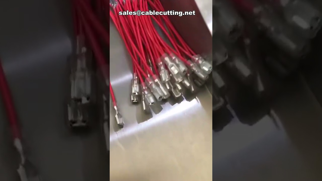 Fully Wire Cutting Stripping Crimping Machine Terminal Sleeving Insertion Machine,Fully Wire Cutting