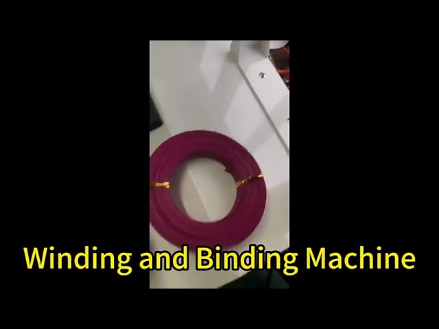Industrial Wire Winding & Strapping Machine   Robust Cable Bundles & Secure Wire Assemblies