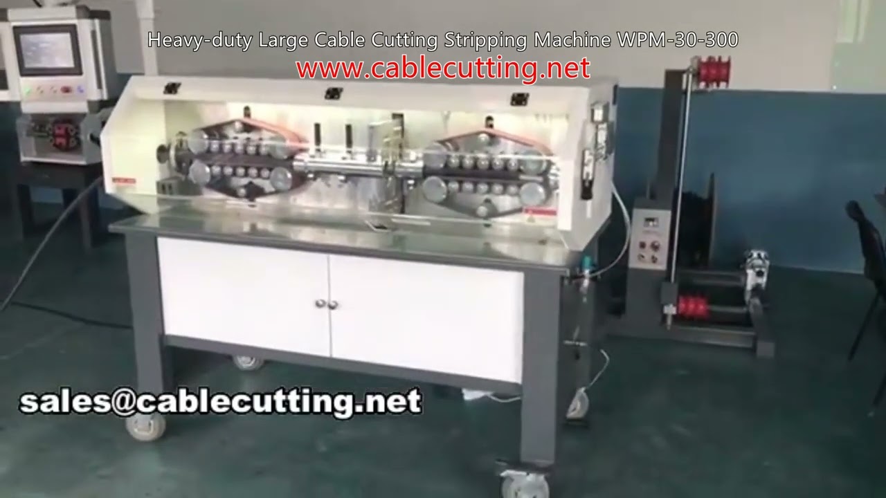 Large Cable Cutting and Stripping Machine WPM-30-300