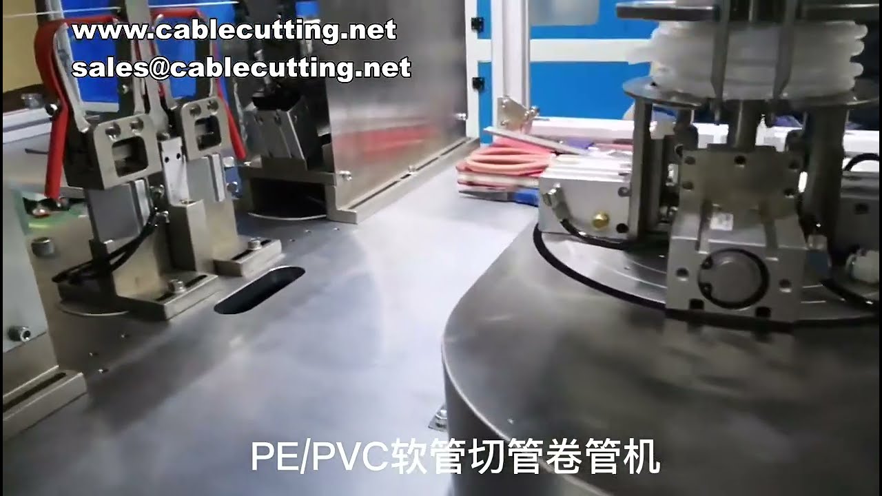 Automatic PVC & PE Hose Winding Machine with Cutting for Pump Pipe