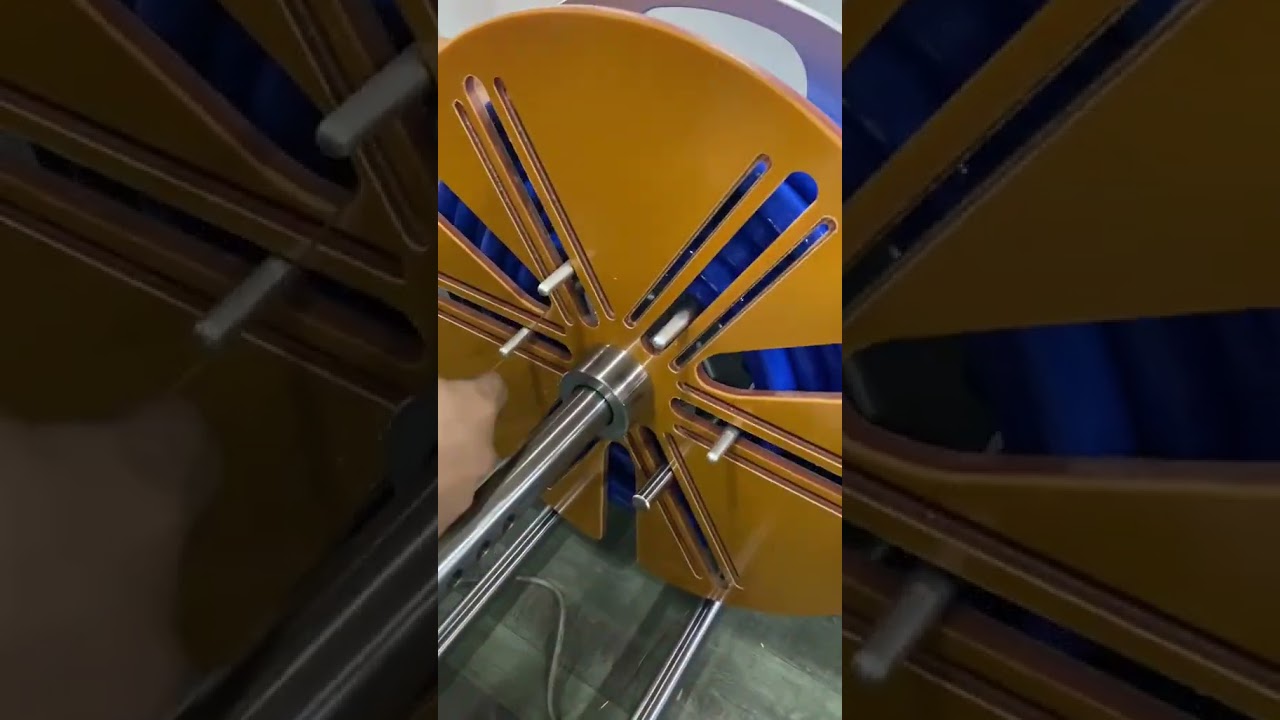 Automatic Sorting & Coiling Machine for High Pressure Spray Hoses with Adjustable Size
