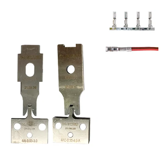 crimping applicator blade| blade crimp terminal| crimp blade connector