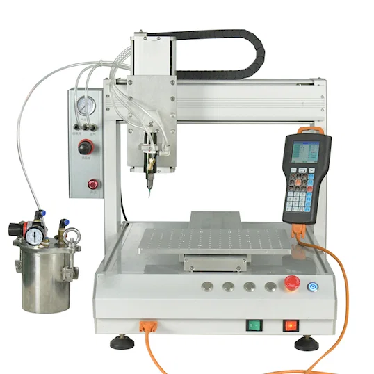 Universal automatic silicone epoxy resin UV glue dispensing machine